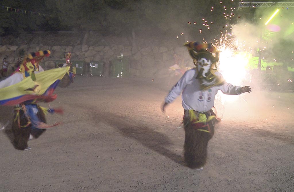 Usaron fuegos artificiales en un evento en la Ciudad Deportiva de Totana